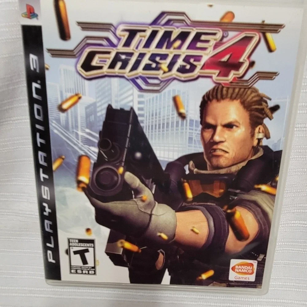 Time Crisis 4 Sony PlayStation 3 PS3 Bandai Namco Arcade Shooter Game CIB